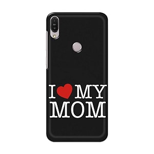 PRINTFIDAA I Love My Mom Hard Back