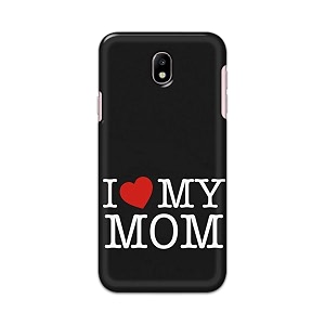 PRINTFIDAA I Love My Mom Hard Back