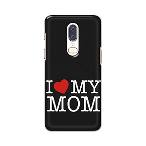 PRINTFIDAA I Love My Mom Hard Back