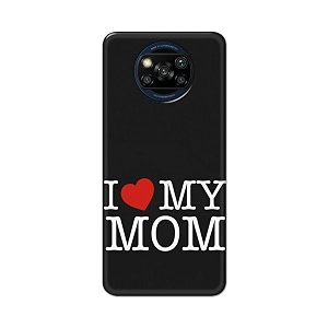 PRINTFIDAA I Love My Mom Hard Back