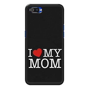 PRINTFIDAA I Love My Mom Hard Back