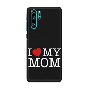 PRINTFIDAA I Love My Mom Hard Back