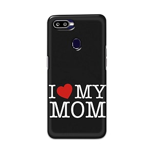 PRINTFIDAA I Love My Mom Hard Back