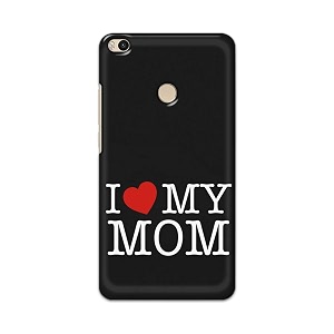 PRINTFIDAA I Love My Mom Hard Back