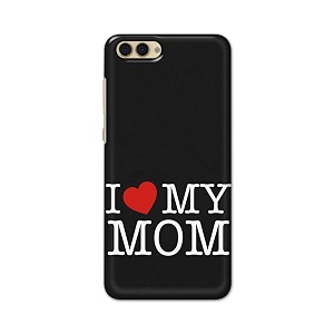 PRINTFIDAA I Love My Mom Hard Back