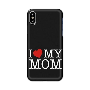 PRINTFIDAA I Love My Mom Hard Back
