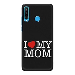 PRINTFIDAA I Love My Mom Hard Back
