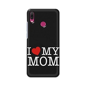 PRINTFIDAA I Love My Mom Hard Back