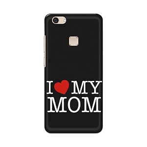 PRINTFIDAA I Love My Mom Hard Back