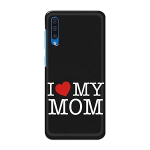 PRINTFIDAA I Love My Mom Hard Back