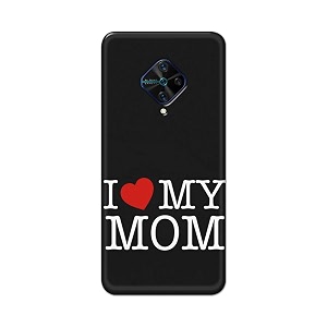 PRINTFIDAA I Love My Mom Hard Back