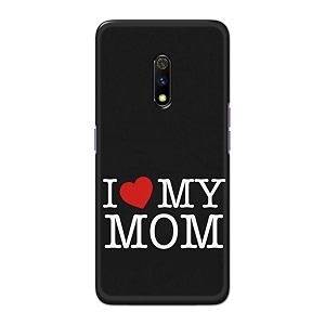 PRINTFIDAA I Love My Mom Hard Back