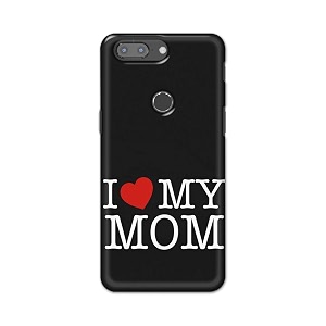 PRINTFIDAA I Love My Mom Hard Back