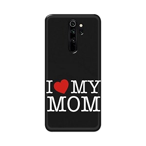 PRINTFIDAA I Love My Mom Hard Back