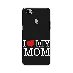 PRINTFIDAA I Love My Mom Hard Back