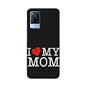 PRINTFIDAA I Love My Mom Hard Back