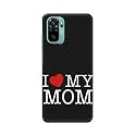 PRINTFIDAA I Love My Mom Hard Back