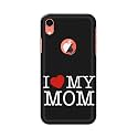 PRINTFIDAA I Love My Mom Hard Back