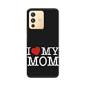 PRINTFIDAA I Love My Mom Hard Back