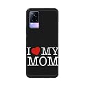 PRINTFIDAA I Love My Mom Hard Back