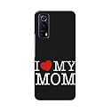 PRINTFIDAA I Love My Mom Hard Back