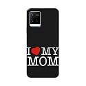 PRINTFIDAA I Love My Mom Hard Back