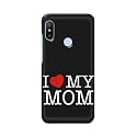 PRINTFIDAA I Love My Mom Hard Back