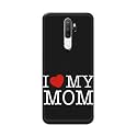 PRINTFIDAA I Love My Mom Hard Back