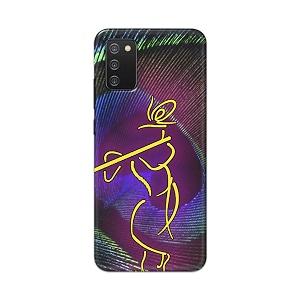 PRINTFIDAA Lord Krishna On Peacock Feather Hard