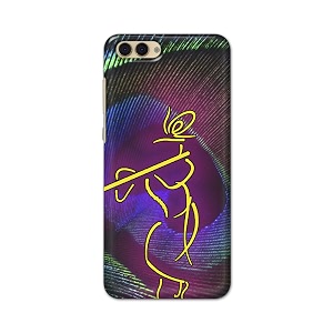 PRINTFIDAA Lord Krishna On Peacock Feather Hard
