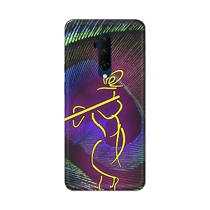PRINTFIDAA Lord Krishna On Peacock Feather Hard