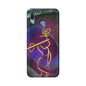 PRINTFIDAA Lord Krishna On Peacock Feather Hard