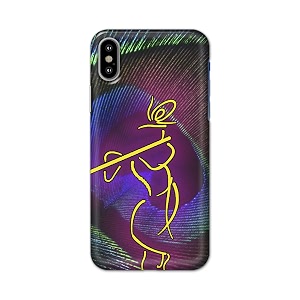 PRINTFIDAA Lord Krishna On Peacock Feather Hard