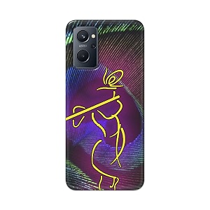 PRINTFIDAA Lord Krishna On Peacock Feather Hard