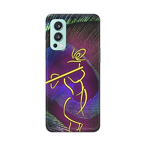 PRINTFIDAA Lord Krishna On Peacock Feather Hard