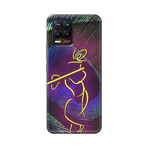 PRINTFIDAA Lord Krishna On Peacock Feather Hard