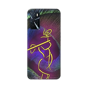 PRINTFIDAA Lord Krishna On Peacock Feather Hard