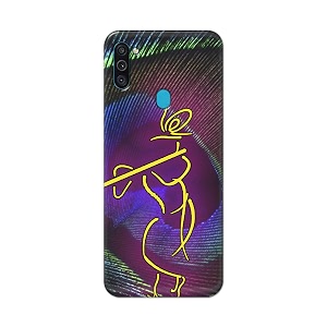 PRINTFIDAA Lord Krishna On Peacock Feather Hard