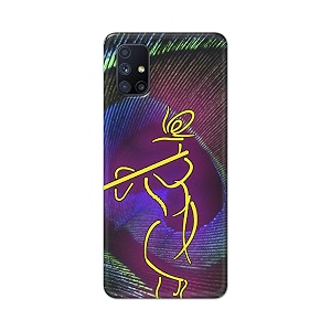 PRINTFIDAA Lord Krishna On Peacock Feather Hard