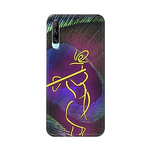 PRINTFIDAA Lord Krishna On Peacock Feather Hard