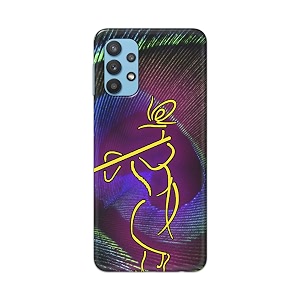 PRINTFIDAA Lord Krishna On Peacock Feather Hard