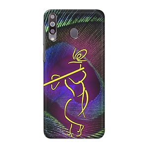 PRINTFIDAA Lord Krishna On Peacock Feather Hard