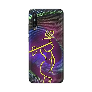 PRINTFIDAA Lord Krishna On Peacock Feather Hard