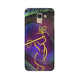 PRINTFIDAA Lord Krishna On Peacock Feather Hard