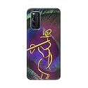 PRINTFIDAA Lord Krishna On Peacock Feather Hard
