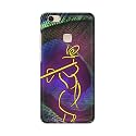 PRINTFIDAA Lord Krishna On Peacock Feather Hard