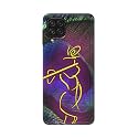 PRINTFIDAA Lord Krishna On Peacock Feather Hard
