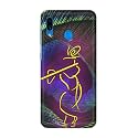 PRINTFIDAA Lord Krishna On Peacock Feather Hard