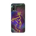 PRINTFIDAA Lord Krishna On Peacock Feather Hard