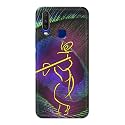 PRINTFIDAA Lord Krishna On Peacock Feather Hard